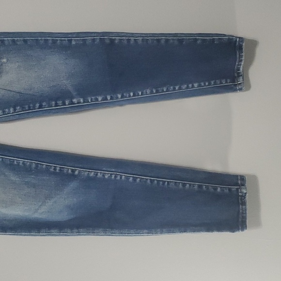 Kancan Jeans womens size 26 US 2 blue destroyed ripped distressed high rise - Picture 2 of 16